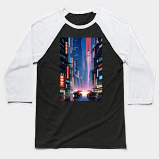 Neo Japanese city aesthetic Baseball T-Shirt